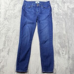 Paige Jeans Women Size 27 Blue Verdugo Ankle Skinny Stretch Mid Rise Denim Pants